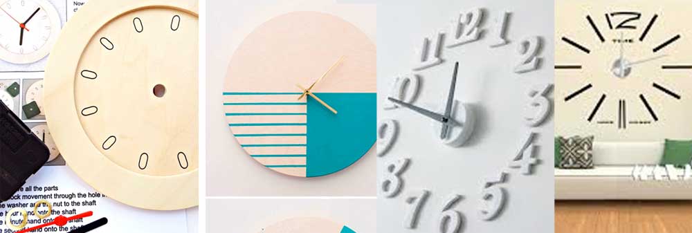 typography clocks